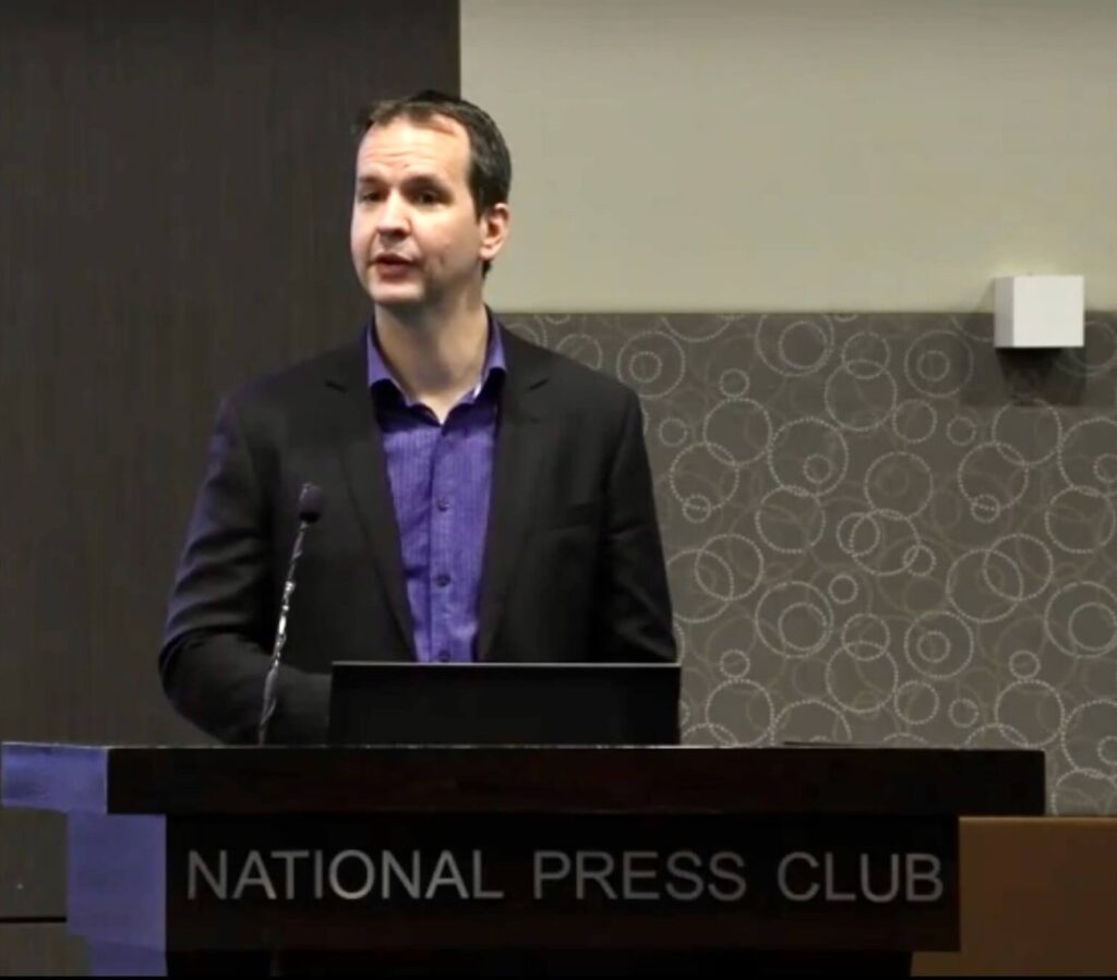 Rob Hills presenting